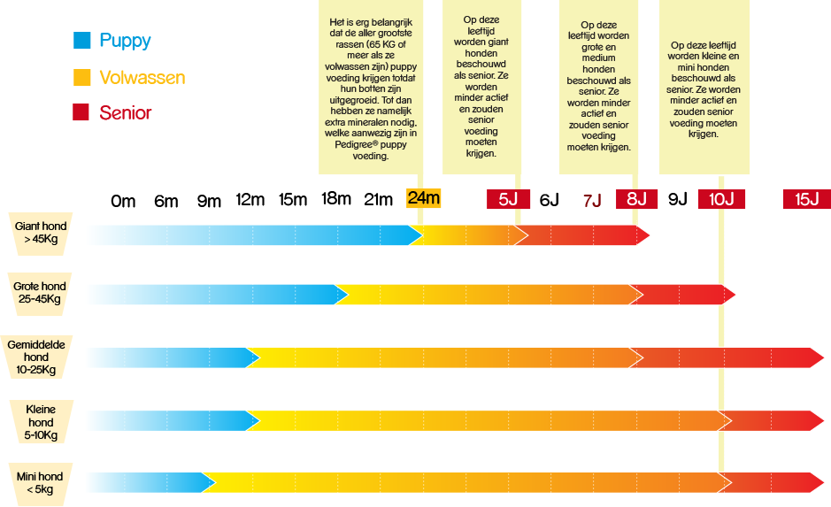 Pedigree® Feeding Guide Table